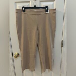 NWT Abercrombie & Fitch Cropped Tan Pants